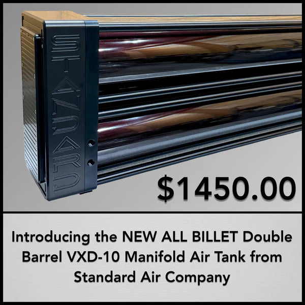 Standard Air Company Double Barrel VXD-10 Manifold Air Tank