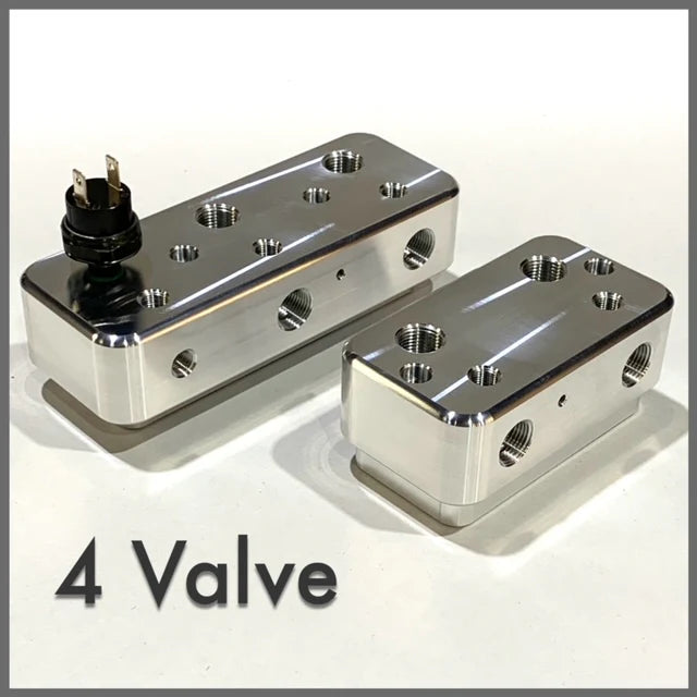 Billet Multi-Port Fast Valve Manifold (4 Valve)